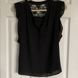 NWOT never worn black dress top.
